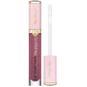 🌷 Too Faced Paid Off (Mauve w Sparkle) Lip Injection Gloss New FullSz